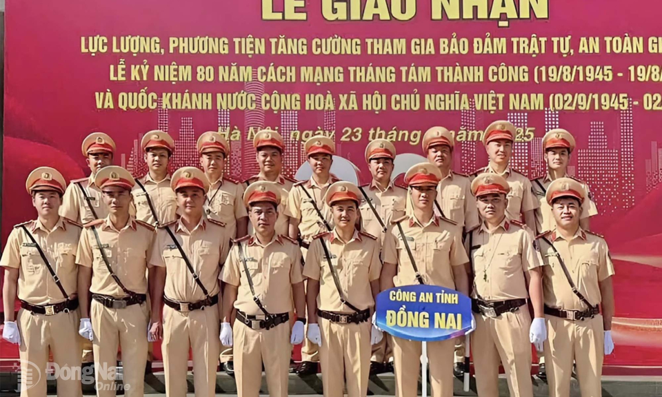 Cảnh sát giao thông Đồng Nai tăng cường đảm bảo an toàn Lễ Quốc khánh tại Hà Nội