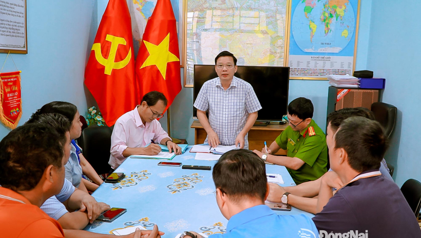 Vận động 14 trường hợp vi phạm ở phường Phước Tân tự khắc phục hậu quả