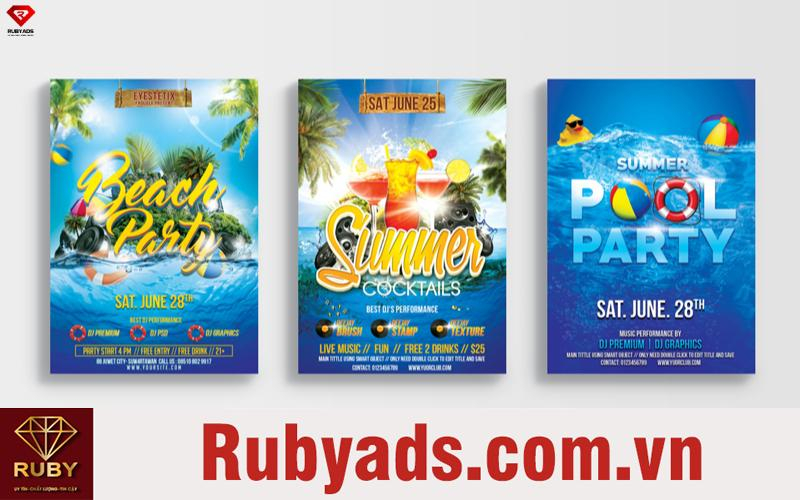 Dịch vụ in Poster lấy ngay tại Rubyads - In theo yêu cầu