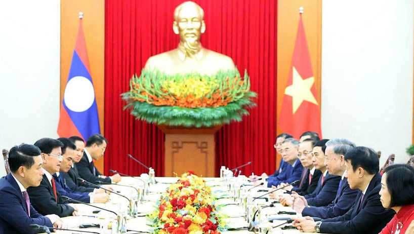 Tổng Bí thư: Vun đắp và phát triển quan hệ đặc biệt Việt-Lào ngày càng bền chặt