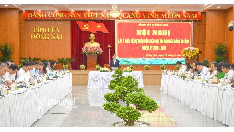 Các cơ quan Trung ương góp ý dự thảo văn kiện trình Đại hội Đảng bộ tỉnh nhiệm kỳ 2025-2030