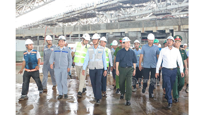 Phó Thủ tướng Trần Hồng Hà kiểm tra đột xuất Dự án Sân bay Long Thành
